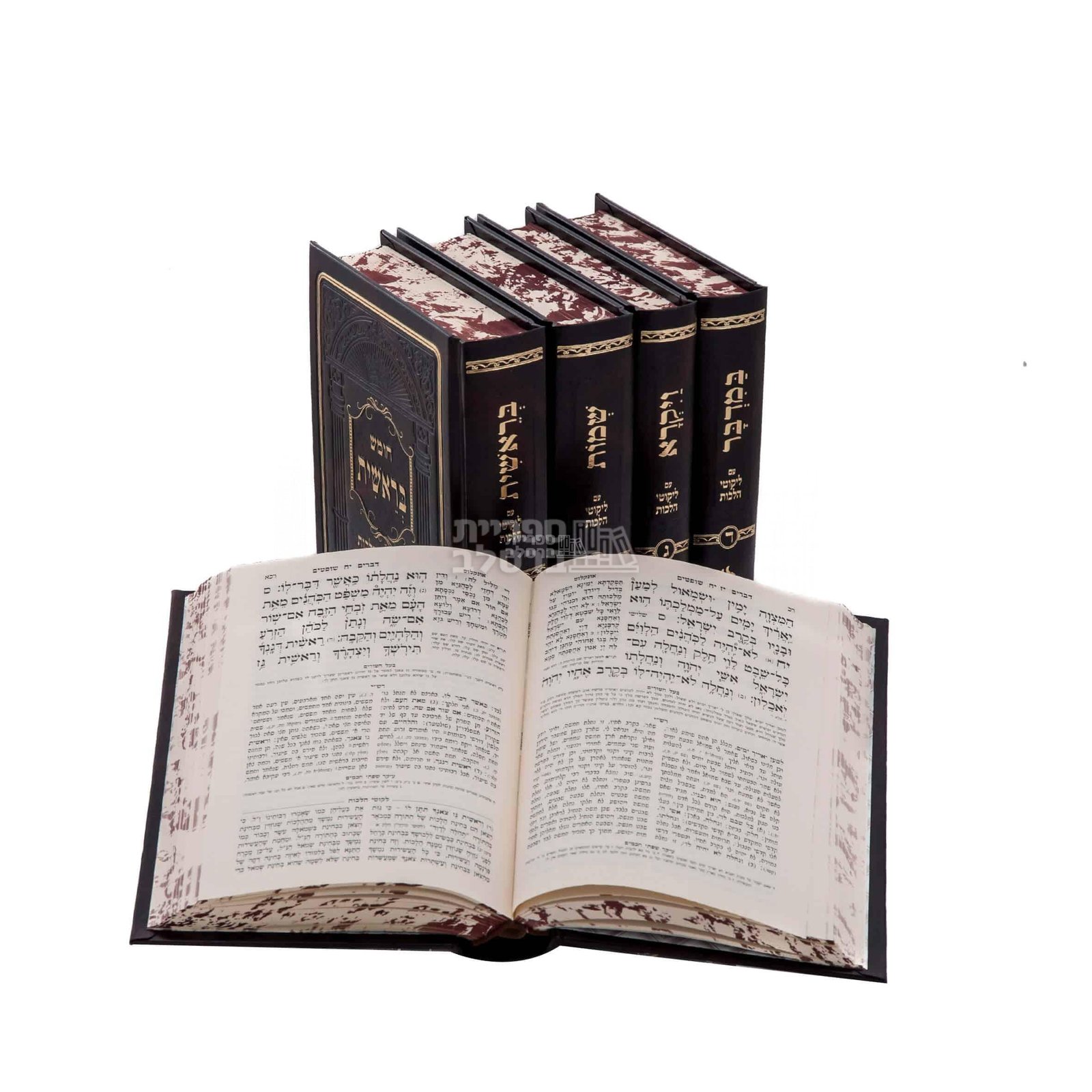 חמישה חומשי תורה - עם ליקוטי הלכות - פרמט בינוני – תמונה 2