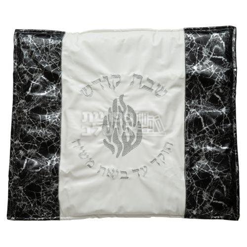 כיסוי פלטה מהודר דמוי שיש שחור "האש שלי"