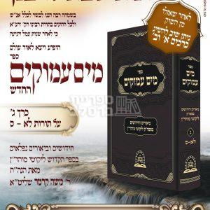 מים עמוקים חלק ג' – ר' משה קרמר